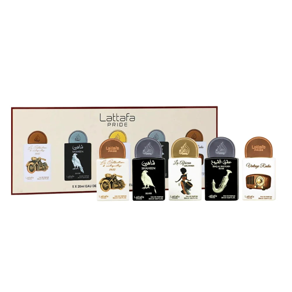 Lattafa Pride Gift Set Collection No. 5 – 5×20 ml EDP