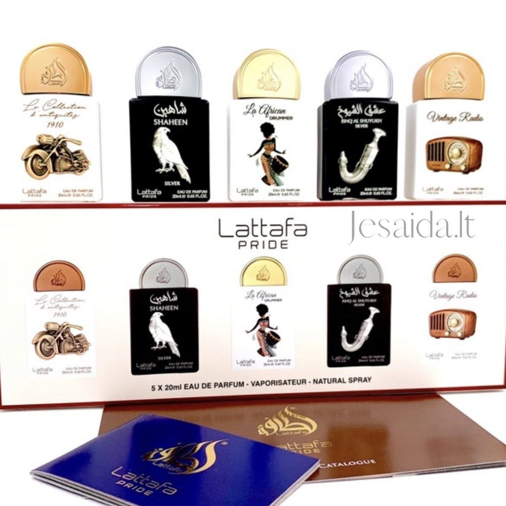Lattafa Pride Gift Set Collection No. 5 – 5×20 ml EDP