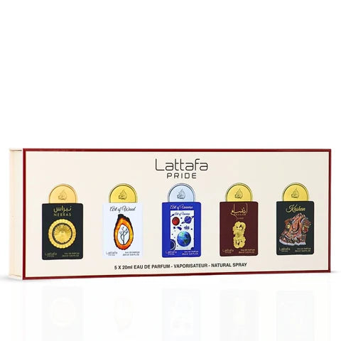 Lattafa Pride Collection No. 3 Gift Set – 5×20 ml Eau de Parfum Gift Set